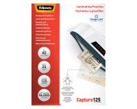 Laminating pouches Fellowes A5 2 x 125 µ glossy - Box of 25