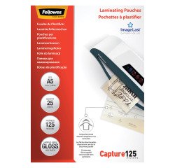 Box mit 25 Laminierfolien A5 2 x 125 µ glänzend Fellowes