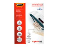 Pochettes de plastification Fellowes A5 2 x 125 µ brillantes - Boite de 25