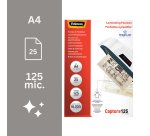 Pochettes de plastification Fellowes A4 2 x 125 µ brillantes - Boite de 25