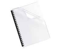 Cubiertas de encuadernación de plástico transparente 24/100 Fellowes- Paquete de 100