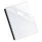 Couverture de reliure plastique 24/100 transparente incolore - Paquet de 100