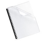 Couverture de reliure plastique 24/100 transparente incolore - Paquet de 100