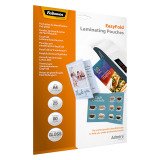 Doos met 25 lamineerhoesjes voorgeplooid A4 80 µ glanzend Fellowes