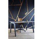 Silla de oficina Jade - madera teñida