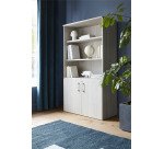 Bibliothèque haute H 182 x L 100 cm avec portes basses – Arch