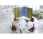 Conjunto de 2 mesas Eden Arco An 160 cm roble