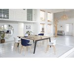 Conjunto de 2 mesas Eden Arco An 140 cm blanco 