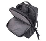 Uitbreidbare rugzak voor PC 17,3" zwart Savebag