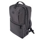 Uitbreidbare rugzak voor PC 17,3" zwart Savebag