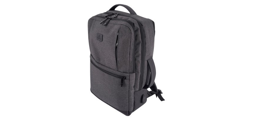 Uitbreidbare rugzak voor PC 17,3" zwart Savebag