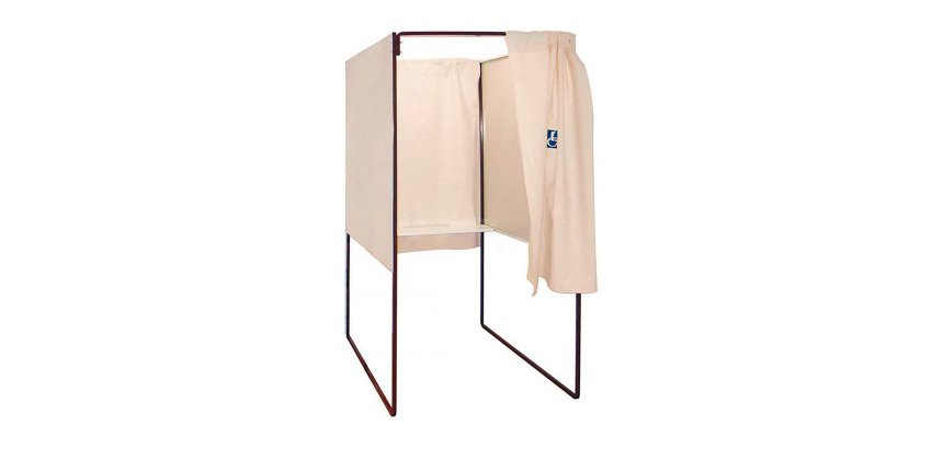 Isoloir élection pour personne à mobilité réduite (PMR)