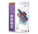 Paquete de 100 fundas de plastificación térmica A3 80 micras Fellowes Glossy