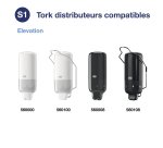 Savon liquide Tork Premium Lavage mains, pour distributeur S1 - Cartouche de 1 L