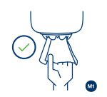 Distributeur minibobines Tork M1 dévidage central