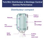 Verdeler voor mini afdroogrollen Tork M1 blauw