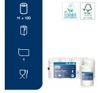 Bobine d'essuyage à dévidage central Tork Advanced 415 Mini blanche - lot de 11