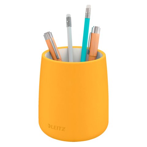 Cubilete portalápices de cerámica Leitz Cosy amarillo
