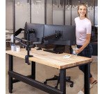 Bras support écrans triple Platinum Series