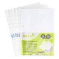 Perforated sleeves Seco A4 grained polypropylene 8/100e - bag of 50