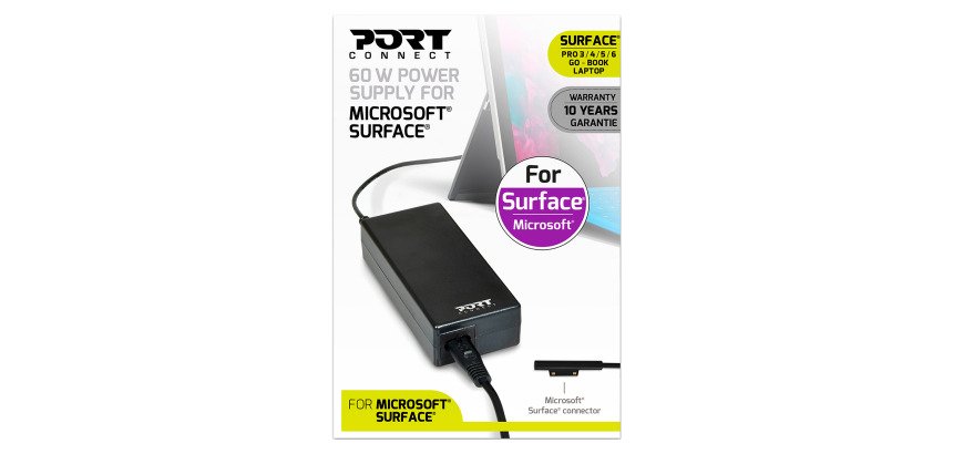 Alimentation secteu 60W pour Microsoft Surface