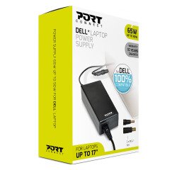 Cargador adaptador Alimentación de 65W para ordenador portátil Dell PORT