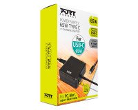 Chargeur 65 W type C pour ordinateur portable PORT