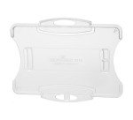 Badge rigide ouvert Durable sans attache pour 1 carte - Boîte de 10