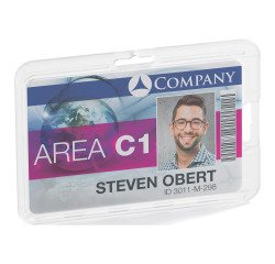 Identificadores rígidos Durable sin sujeción para 1 tarjeta - Caja de 10