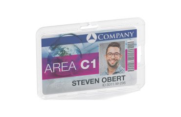 Identificadores rígidos Durable sin sujeción para 1 tarjeta - Caja de 10
