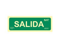 Señal de evacuación "Salida" 30 x 10,5 cm - pack de 2