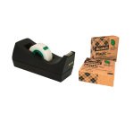 Dévidoir adhésif lourd C18 + 3 rubans Scotch recyclés