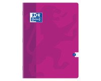 Cahier classique Oxford 24 x 32 cm assorti - Grands carreaux - 96 pages