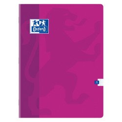 Cahier classique Oxford 24 x 32 cm assorti - grands carreaux - 96 pages