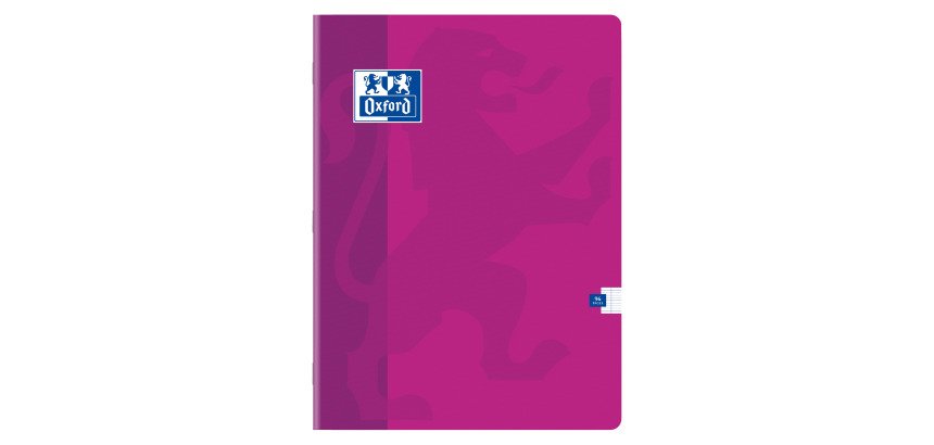 Cahier classique Oxford 24 x 32 cm assorti - Grands carreaux - 96 pages