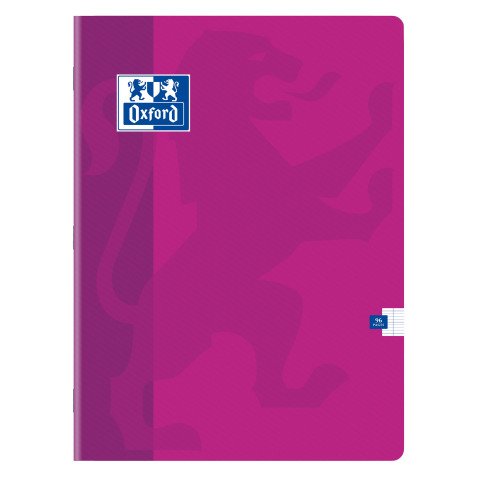 Cahier classique Oxford 24 x 32 cm assorti - grands carreaux - 96 pages