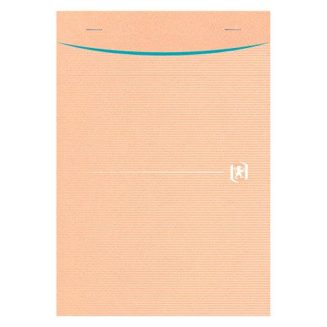 Bloc de bureau recyclé Touareg Oxford A5 14,8 x 21 cm agrafé- 5 x 5 - 80 feuilles