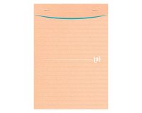 Bloc de bureau recyclé Touareg Oxford A5 14,8 x 21 cm agrafé- 5 x 5 - 80 feuilles