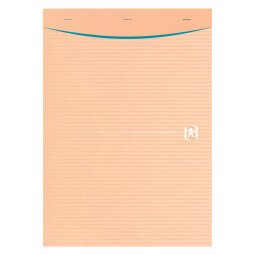 Bloc de bureau recyclé Touareg Oxford A4 21 x 29,7 cm agrafé- 5 x 5 - 80 feuilles