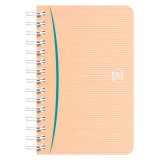 Recyled spiral notebook Touareg Oxford 9 x 14 cm small squares 180 pages 