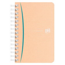 Recyled spiral notebook Touareg Oxford 9 x 14 cm small squares 180 pages 