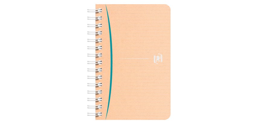 Recyled spiral notebook Touareg Oxford 9 x 14 cm small squares 180 pages 