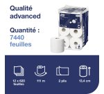 Toiletpapier Tork T9 Smartone mini rollen dubbele dikte - Doos van 12