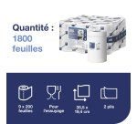 Tork Reflex™ Wischtuchpapier Plus weiß M3, vielseitig einsetzbar 200 Blatt - Packung mit 9