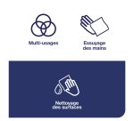 Tork Reflex™ Wischtuchpapier Plus weiß M3, vielseitig einsetzbar 200 Blatt - Packung mit 9