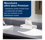 Tork Mouchoirs doux blancs F1, Premium, 2 plis, 100 feuilles