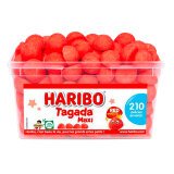 Bonbons maxi Tagada fraise Haribo - Boîte de 1,05 kg