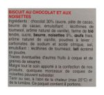 Cookies chocolat noisettes Bonne Maman - Boite de 225 g