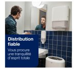 Distributeur Tork pour Essuie-mains pliés en V ou en C, H3 pour papier d'essuyage