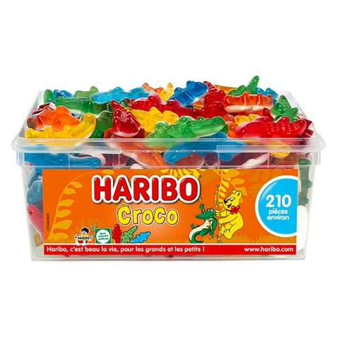 Bonbons Croco Haribo - Boîte de 1,155 kg